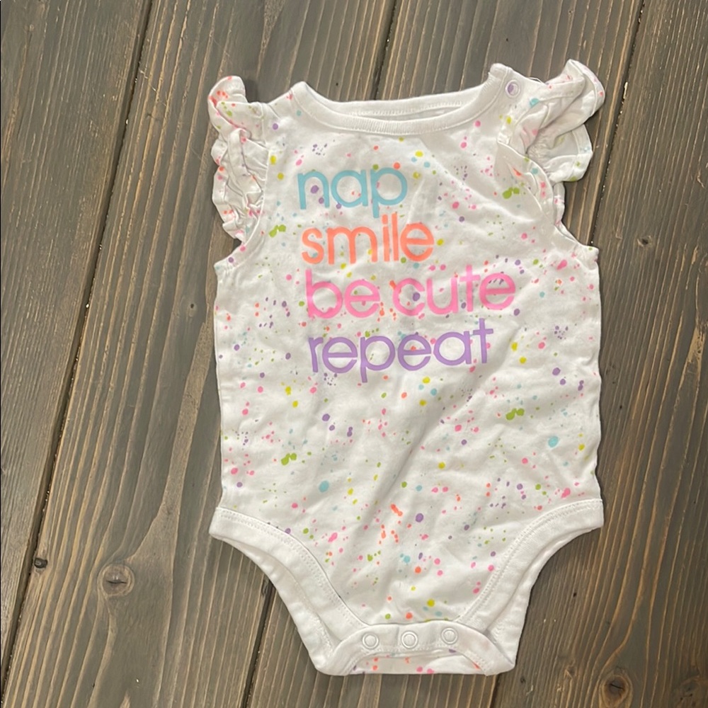 Garanimals Colorful Printed Kids Onesie 0-3M